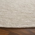 thumbnail image 3 of SAFAVIEH Montauk Risto Solid Area Rug, Light Gray/Ivory, 6' x 6' Round, 3 of 10