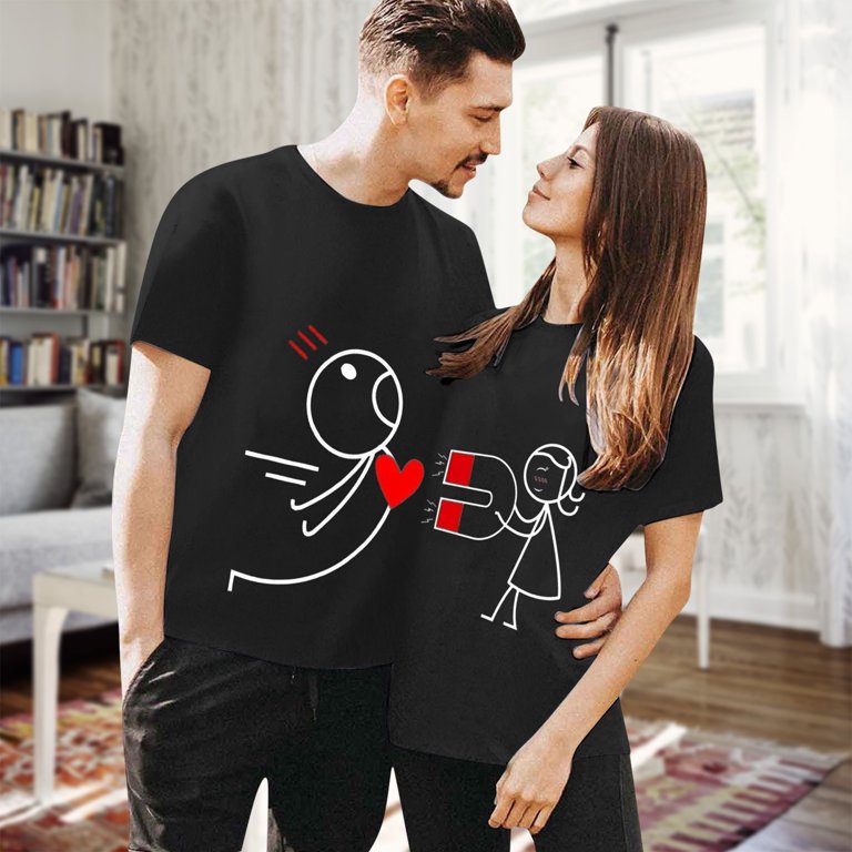 Black love best sale couple shirts