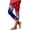 501_Beige, variant on HEILAU Indenpendence Day Capri Leggings for Women American Flag Printed 4th Of July Capris Classic Print Yoga Running Pants Soft Tights Summer Capris