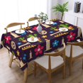 thumbnail image 2 of XMXT Polyester Rectangle Tablecloth, Skull Candle Cactus Waterproof Table Cloth Home Dinner Decor Table Cover for Holiday Party, 54 x 72 inches, 2 of 9