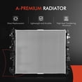 thumbnail image 6 of A-Premium Engine Coolant Radiator Assembly Compatible with Buick Envision 2021-2022 & Cadillac XT4 2019-2022, 2.0L, Replace# 84489145, 84784576, 6 of 7