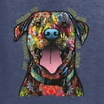thumbnail image 2 of My Favorite Breed is The One In Need | Colorful Labrador Dog | Dean Russo Art Animal Lover Men's T-Shirt, Vintage Heather Navy, S, 2 of 5