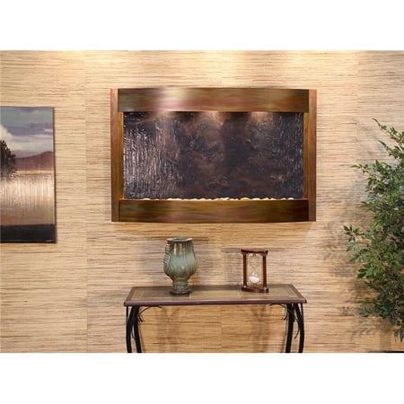 Adagio CWA1014 Calming Waters Rustic Copper Multicolor Featherstone Wall Fountain