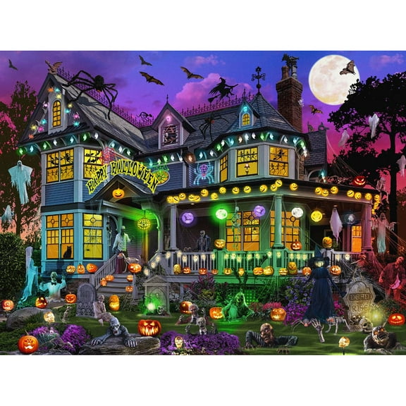 Vermont Christmas Company Halloween House Jigsaw Puzzle