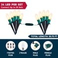thumbnail image 2 of Luces Marcadoras de Camino Joiedomi 9.4 m 24 LED Blanco Cálido, 2 of 9
