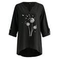 thumbnail image 3 of Patlollav Womens Long Sleeve T-Shirt Autumn Open Front Loose Outerwear Blouse Coat Tops, 3 of 6