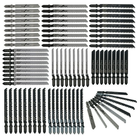 

ODOMY Jigsaw Blade Set T Shank Clean Fast Down Cut Wood Metal Cutting DIY Power Tool HCS HSS