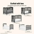 thumbnail image 5 of Dream On Me Chelsea 5-in-1 Convertible Crib, JPMA Certified, Black, 5 of 7