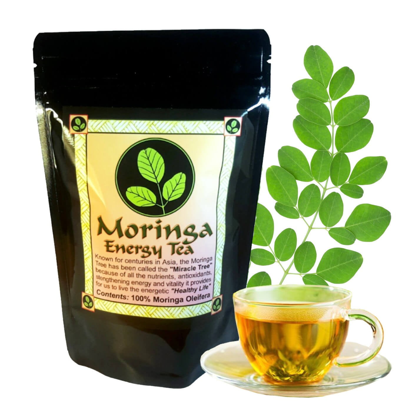 MORINGA ENERGY TEA Bulk 112 pack. Ayurveda's Most Famous Moringa Tea