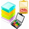 thumbnail image 2 of BlinkL 4/6/8 Packs Pocket Tiny Pill Case Single Daily Small Pill Container Travel Medicine Holder Cute Portable Personal Medicine Dispensers Organizers for Purse Pills Vitamin Supplements, 2 of 7
