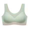thumbnail image 5 of Sngxgn Women's Sports Bras Fitness Backless Padded Low Impact Bra Yoga Crop Tank Top(Green,L), 5 of 7