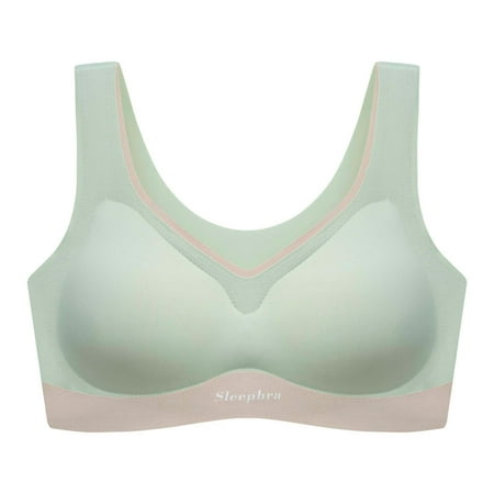 

TOWED22 Bra For Women Women s Lace Balconette Bra Lightly Padded Underwire Plus Size Demi Green M