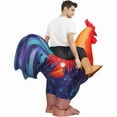 thumbnail image 5 of Inflatable chicken costume rooster adult suit fun cosplay Christmas carnival Halloween dress up men and women birthday Christmas,Height 59"–74.8",Blue, 5 of 6