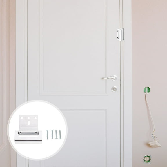 FESTFENDS Silver Aluminum Alloy Household Reinforced Door Lock 1Set for Apartment Security Door Lock