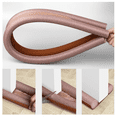 thumbnail image 4 of 36 Inch Door Draft Stopper Large Door Stopper 36IN Under Door Noise Blocker Stoppers Entry Door Guard For Bottom Of Doors Adjust-able Twin Door (Upgrade-Brown), 4 of 7