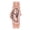 Rose Rose, variant on Men’s 30mm Fully Iced-Out Watch – Asymmetrical Dial with Simulated Stones, Quartz Movement – Luxury Gift for Him - Silver Black