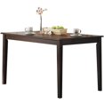 thumbnail image 1 of ACME Cardiff Rectangular Top Dining Table with Tapered Legs in Espresso Wood, 1 of 3