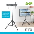thumbnail image 3 of SOPORTE GHIA CON TRIPODE PARA PANTALLA DE 32 A 70 / HASTA 35KG / ALTURA AJUSTABLE, GIRO 180, 3 of 3