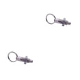 thumbnail image 3 of Riwesomey Pernos y anillos duraderos para invernadero: fáciles de instalar y multifuncionales Pernos para invernadero Aluminio recortado Acero Acero carbono Diámetro del pasador10 2Conjunto, 3 of 6