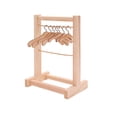 thumbnail image 2 of Storage and Organization Doll Storage Closet, 17 Inch Doll Wardrobe, Doll Clothing Storage Cabinet B, 2 of 3