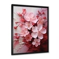 thumbnail image 2 of Designart "Ballet of Cherry Blossoms III" Floral Framed Wall Art - Traditional Pink Cherry Entryway Framed Wall Art, 2 of 6