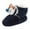 Blue, variant on PINQI Unisex Child Cute Slippers Baby Girls Boys Cotton Booties Winter Warm Slippers Toddler Non Slip Ankle Boots House Socks Shoes for Indoor Outdoor (White,0-6 Months)