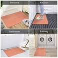 thumbnail image 6 of Uemuo Orange Gingham Printed Door Mat Indoor Doormat 16"x24",Front Back Door Mats Non Slip Entrance Rugs,Inside Doormats for Entryway, 6 of 9