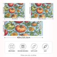 thumbnail image 2 of Yayeee Pillowcase Standard Size Set of 2 Satin Wrinkle Resistant Pillow Case, Floral Tomatoes, 2 of 7