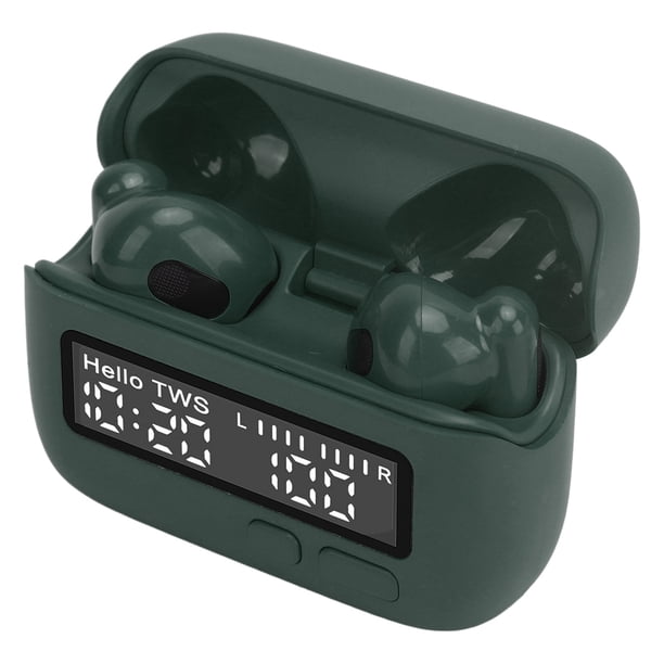 5,2 Auriculares, Estilo retro Encrina la Reducción de Ruido Deportes Juegos de Sonido Estéreo Auriculares Inalámbricos con Pantalla Led de Alimentació, Para Fitness, Ciclismo,