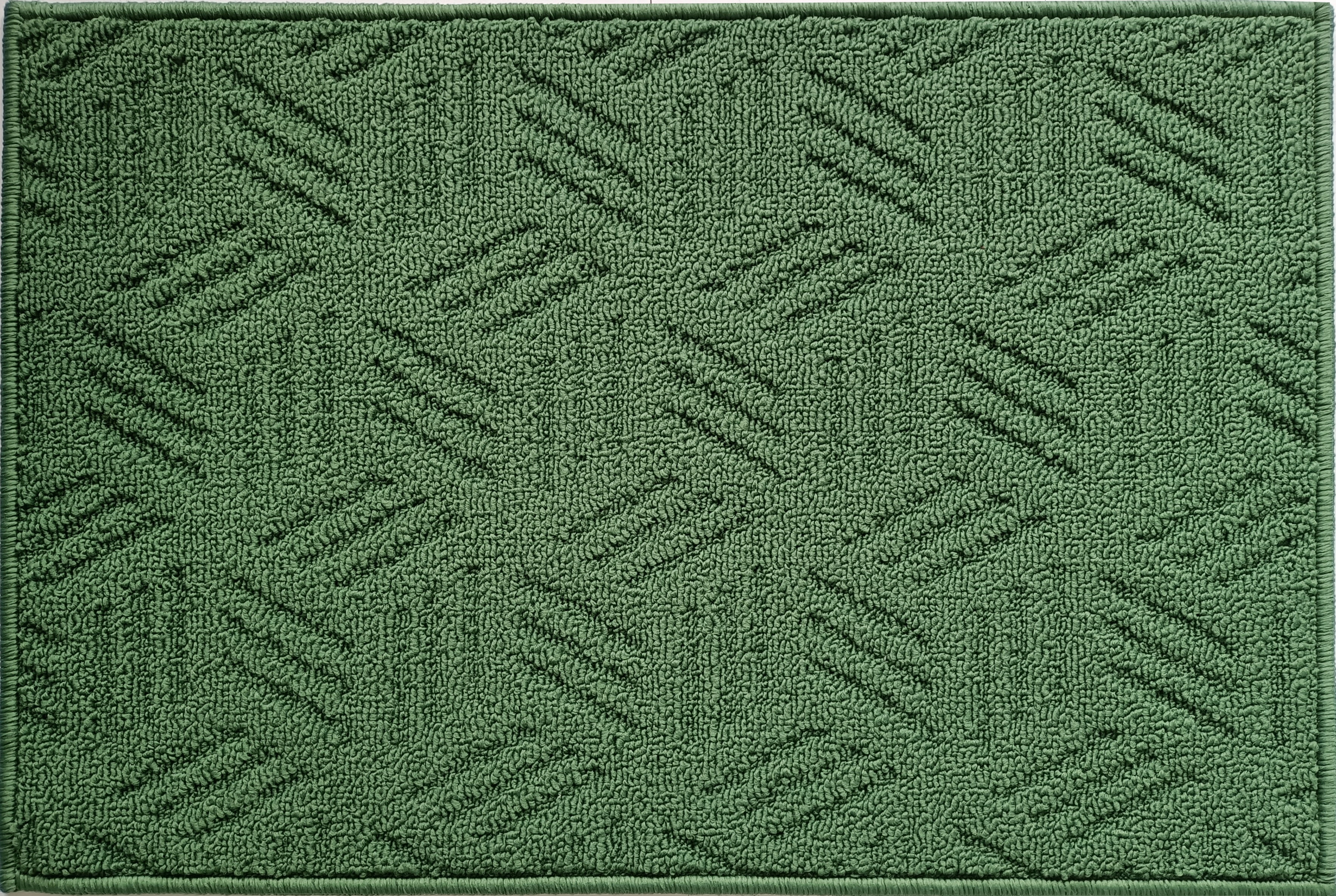 Mainstays Solid High Low Loop Kitchen Mat 18in x 27in Sage Green