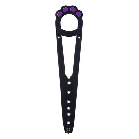 

Lomubue Latch Strap Adjustable 7 Function Holes Punch Free No Measuring Easy to Install Keep Dogs Out of Cat Food Wide Use Cat Door Holder Latch Household Supplies