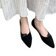 thumbnail image 2 of Women's Soft Flats Dressy Pointed Toe Comfortable Contrast Color Ballet Flats Shoes, 2 of 9