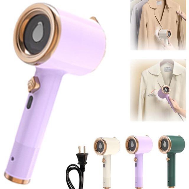 Emboadlie Steamer, Emboadlie Mini máquina de planchar portátil, Mini máquina de planchar portátil, Mini máquina de planchar portátil (púrpura)