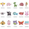 thumbnail image 2 of 300pcs 15 StylesWooden Cartoon Buttons 16~40mm Sewing Cute Animal Buttons Assorted Design Buttons with 2 Hole for Scrapbooking Doll Cloth Wool Sweater Sewing and Craft, 2 of 7