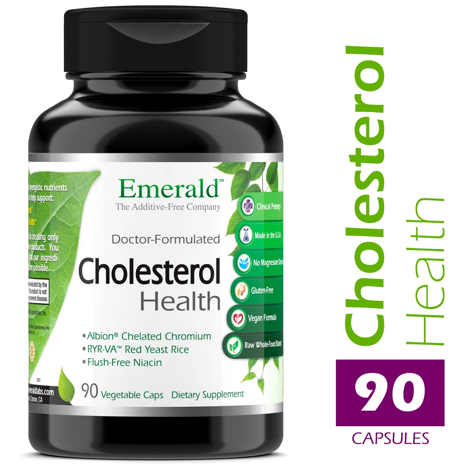 Emerald Laboratories Cholesterol Health with FlushFree Niacin