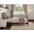 thumbnail image 4 of AFI Savannah Twin Solid Wood Low Profile Platform Bed, Walnut, 4 of 11