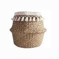 thumbnail image 2 of Cesta Tejida Bolsa de soporte de flores Cesta de almacenamiento para el hogar trenzada Suministros para organizador de contenedores de plantas para el hogar Inevent HA002313-00, 2 of 6