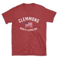 thumbnail image 1 of Clemmons North Carolina Patriot Men's Cotton T-Shirt, 1 of 1