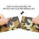 thumbnail image 2 of 1 unidad de cinta protectora autoadhesiva de camuflaje, cintas para envolver uñas, pegatinas autoadh MABOTO Camuflaje selvático, 2 of 7