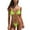 Yellow, variant on Cathalem Women Swimsuits Women's High Waisted Bikini Sets Two Piece Swimsuit Tummy Control Bathing Suit V Neck Swimwear 2025 Swim Suit (Red,One Size)