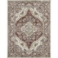 thumbnail image 6 of BERTHMEER 2'x3' Small Area Rugs for Bathroom Kitchen Bedroom Entryway Rugs Non Slip Washable Vintage Red Carpets Dorm Entrance Oriental Traditional Distressed Rugs, 6 of 6
