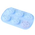 thumbnail image 2 of PENGXIANG Silicone Soap Molds  6 Cavities Different Flower Shapes Rose Flower Silicone Mold  Perfect Making For Soap, 2 of 7