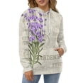 thumbnail image 3 of Elegant Purple Lavender Oversized Hoodies for Women Pullover Womens Clothes with Pocket Mens Ultimate Pullover Hoodie Sweatshirt S-6XL, 3 of 8