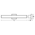 thumbnail image 4 of TADV4804LAJUDSN AFX Tad - 34W 1 LED Bath Vanity-4.5 Inch Tall and 48.5 Inch Wide-Satin Nickel Finish, 4 of 5
