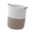thumbnail image 4 of Cesto de ropa Cesta de almacenamiento portátil para uso general para organizar la sala de estudio y el hogar Marrón, 4 of 8