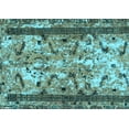 thumbnail image 1 of Ahgly Company Indoor Rectangle Abstract Light Blue Modern Area Rugs, 5' x 8', 1 of 4