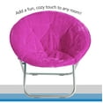 Mainstays Faux Fur Saucer™ Chair, Pink