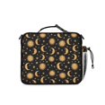 thumbnail image 3 of Sun and Moon Gothic Pattern Insulated Lunch Bag with Shoulder Strap and Bottle Holder,Bento School Lunch Bag Box,11x9.5x3.5 Inches, 3 of 5