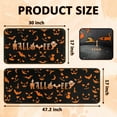 thumbnail image 2 of Halloween with Bats Kitchen Rug Set of 2 Washable Non Slip, Holiday Farmhouse Party Floor Mat for Home Kitchen Decorations, Sink, Office, Laundry17 x47+17"x30", 2 of 6