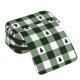 thumbnail image 4 of Disketp Green White Lumberjack Plaid Estuche de Lápices de Doble Capa con Tapa Abatible y Cremallera, Organizador Escolar para Adolescentes y Adultos, 4 of 7